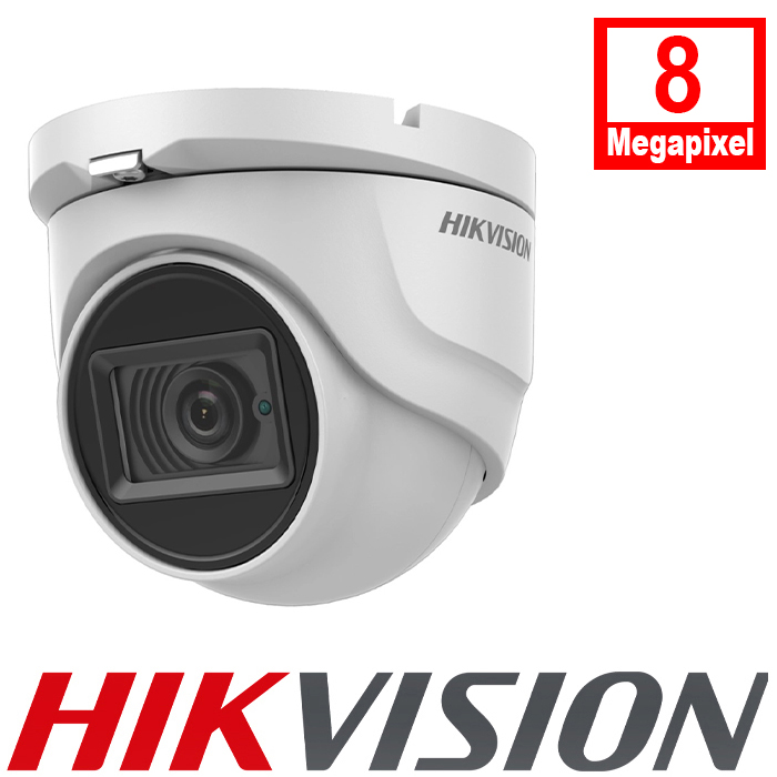 Hikvision DS-2CE76U1T-ITMF 2.8mm Lens 8MP 30M IR Turret Camera