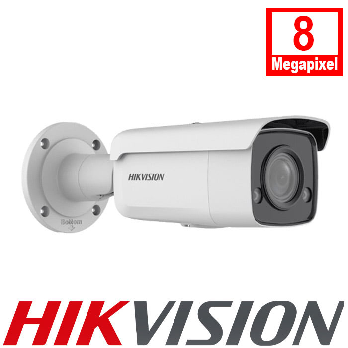 Hikvision DS-2CD2T87G2-L 8MP 4mm Fixed Lens IP Camera 60m IR