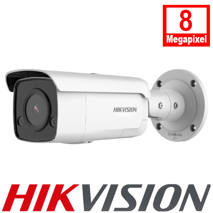 Hikvision DS-2CD2T86G2-ISU/SL 8MP 4mm Fixed Lens IP Camera security 60m IR