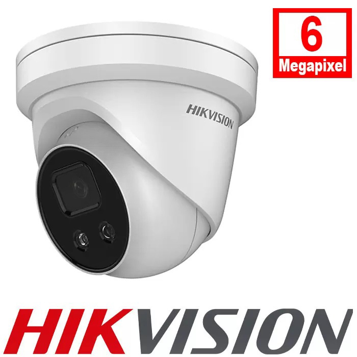 2-250 Hikvision DS-2CD2366G2-IU(2.8MM)(C) 30m IR 6MP 2.8mm fixed Lens IP turret Camera