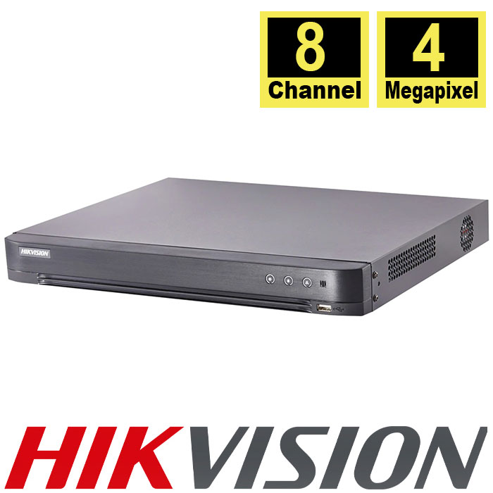 Hikvision iDS-7208HQHI-K1/4S(B) 8 Channel AcuSense 4MP DVR Recorder