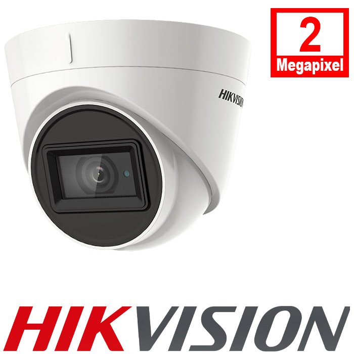 Hikvision DS-2CE78D0T-IT3FS 2MP 4in1 Audio AOC 40m IR IP67 Turret Camera