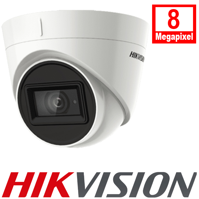Hikvision DS-2CE78U1T-IT3F 2.8mm Fixed Lens 8MP 4K 60M IR Turret Camera