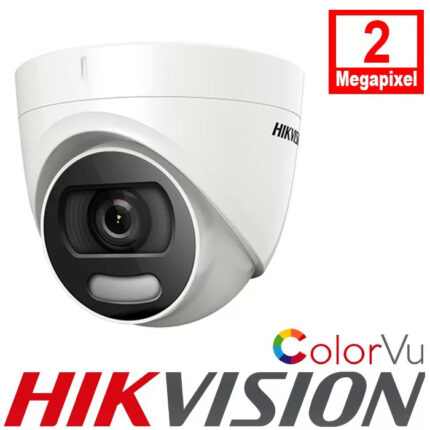 Hikvision DS-2CE72DFT-F 2MP 2.8mm Lens 4in1 ColorVu 20m IR Turret Camera