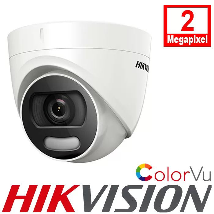 ds-2ce72dft-f Hikvision DS-2CE72DFT-F 2MP 2.8mm Lens 4in1 ColorVu 20m IR Turret Camera