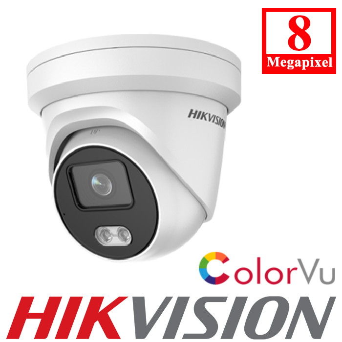 Hikvision DS-2CD3387G2-LSU 8 MP 2 Hikvision DS-2CD3387G2-LSU 8 MP 2.8mm , 4mm Lens 40M IR ColorVU Network Camera
