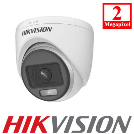 Hikvision DS-2CE70DF0T-PF 2 MP 2.8 mm Lens 20M IR ColorVu Indoor Fixed Turret Camera