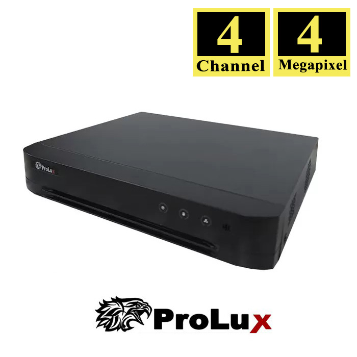 PROLUX 4 Ch 4 MP DVR PXD-8204-HYK4MP DVR PROLUX 4 Ch 4 MP DVR PXD-8204-HYK4MP DVR